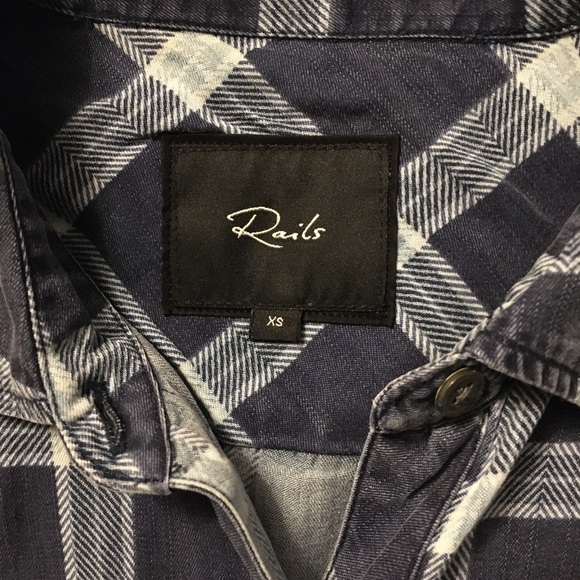 Rails Plaid Button Down Top Size XS - Picture 12 of 15